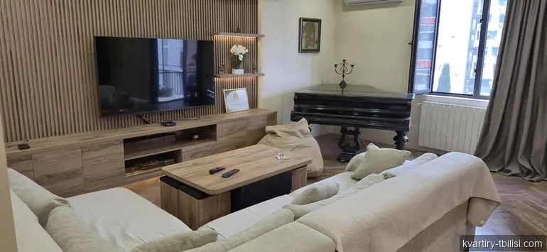 Трёхкомнатная квартира на Сабуртало — 138 000 USD | Tbilisi Homes