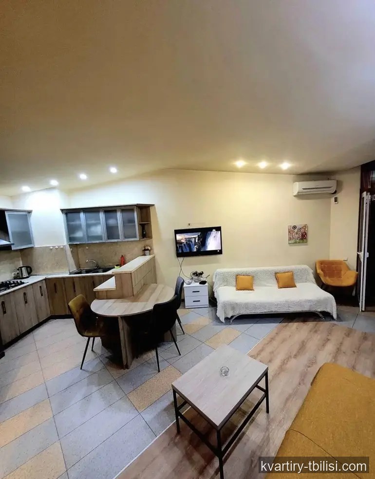 Трёхкомнатная квартира на Сабуртало — 170 000 USD | Tbilisi Homes
