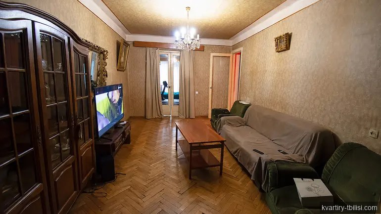 3-bedroom Apartment for sale in Saburtalo, Tbilisi, 90.61 sqm, floor 2/8 — 150 000 USD | Tbilisi Homes