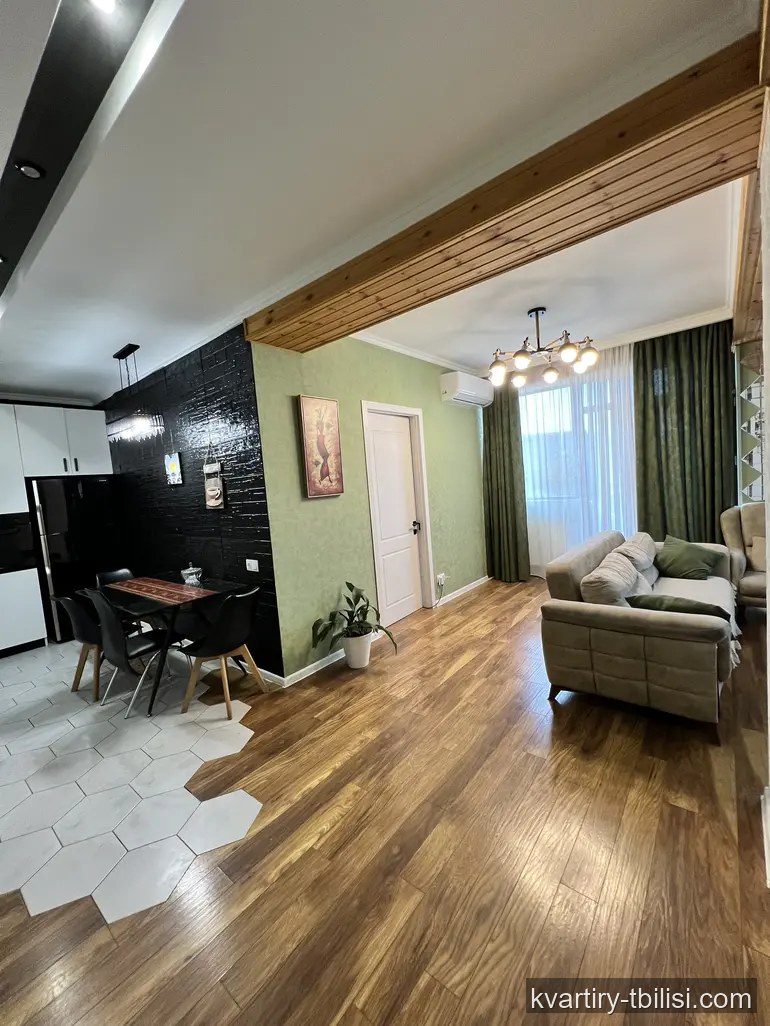 Трёхкомнатная квартира на Сабуртало — 175 000 USD | Tbilisi Homes