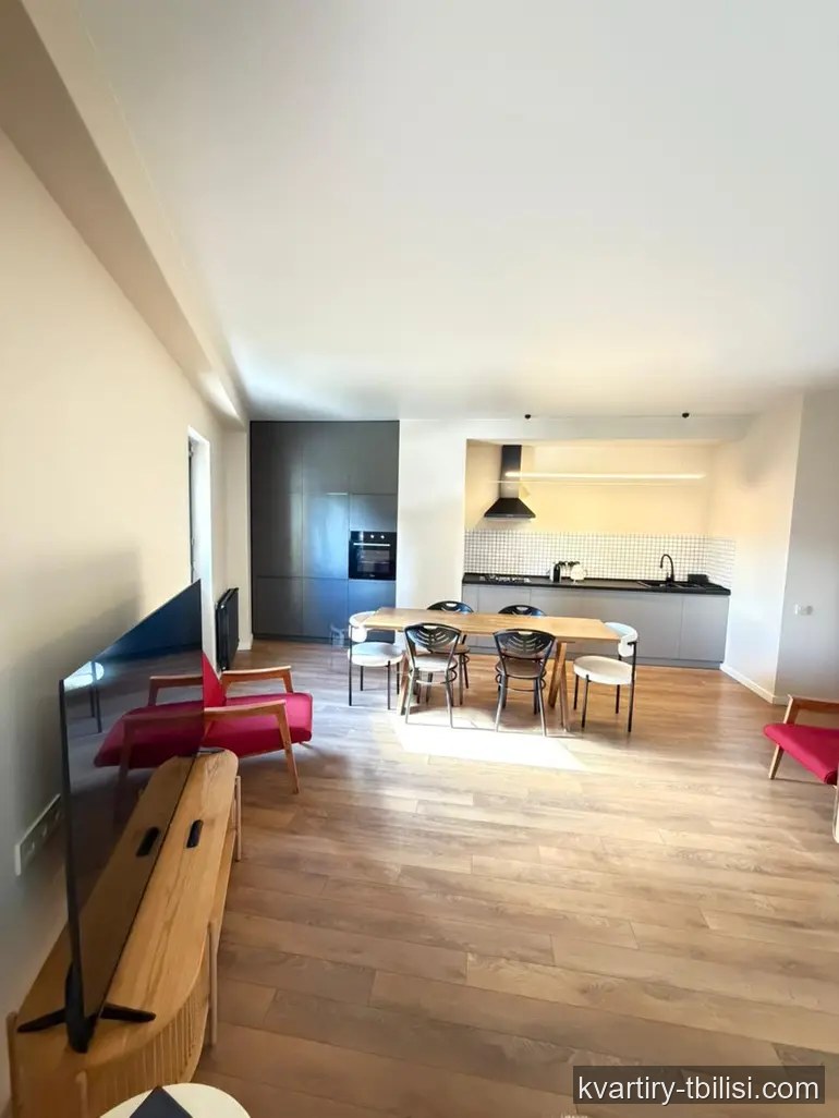 Четырёхкомнатная квартира на Сабуртало — 200 000 USD | Tbilisi Homes