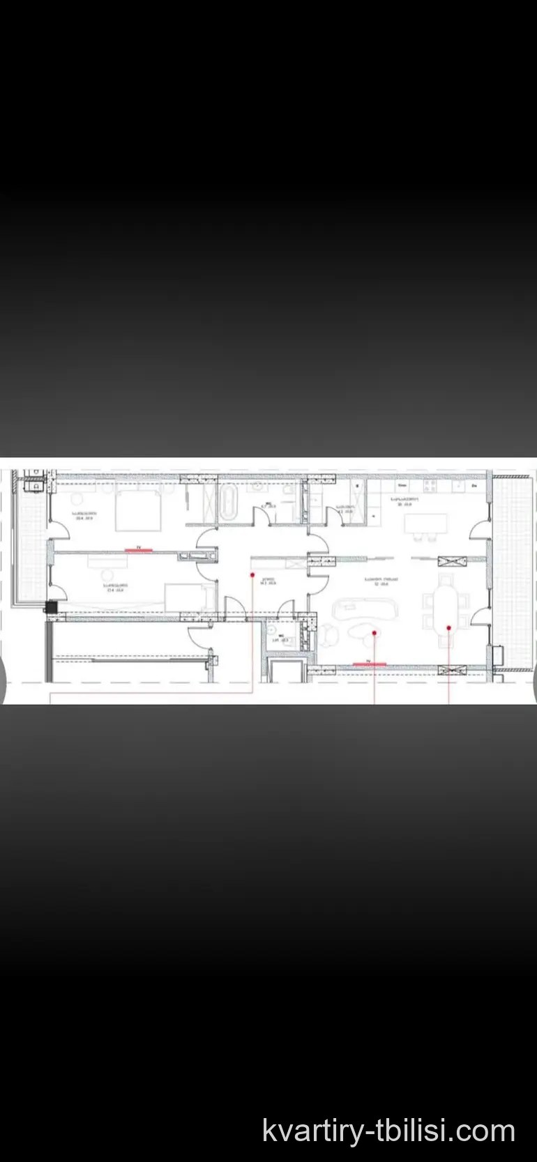 4-bedroom Apartment for sale in Saburtalo, Tbilisi, 147 sqm, floor 9/12 — 220 000 USD | Tbilisi Homes