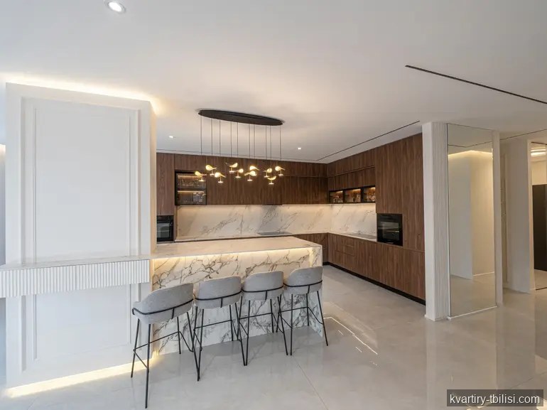 Четырёхкомнатная квартира на Сабуртало — 1 111 500 USD | Tbilisi Homes