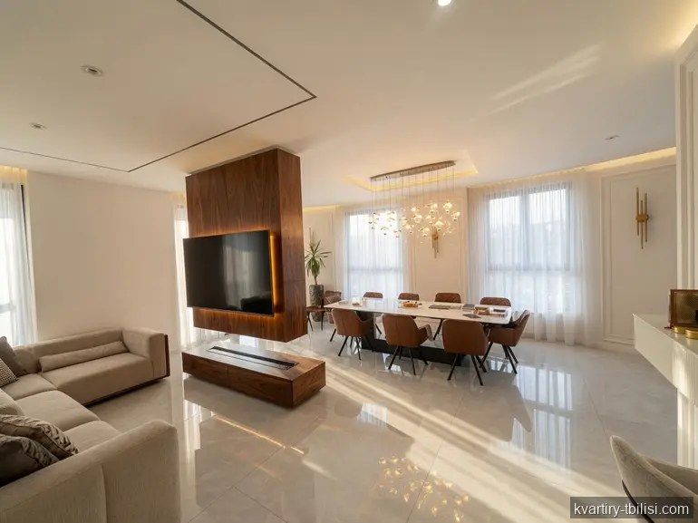 Четырёхкомнатная квартира на Сабуртало — 1 111 500 USD | Tbilisi Homes