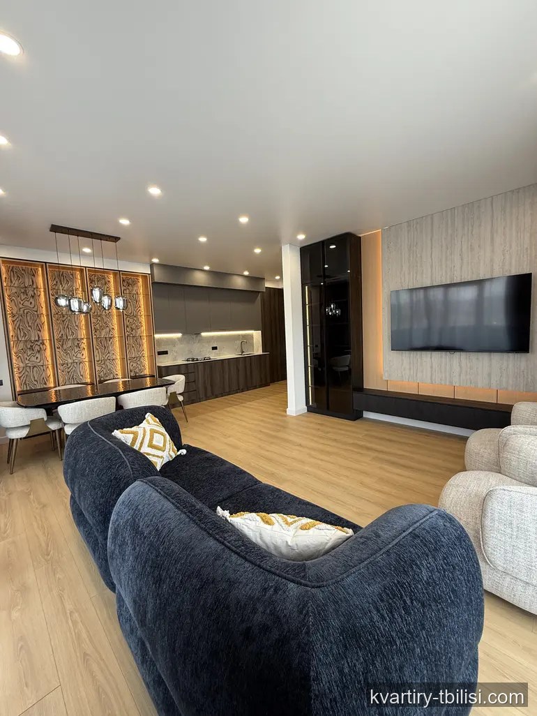 Четырёхкомнатная квартира на Сабуртало — 380 000 USD | Tbilisi Homes