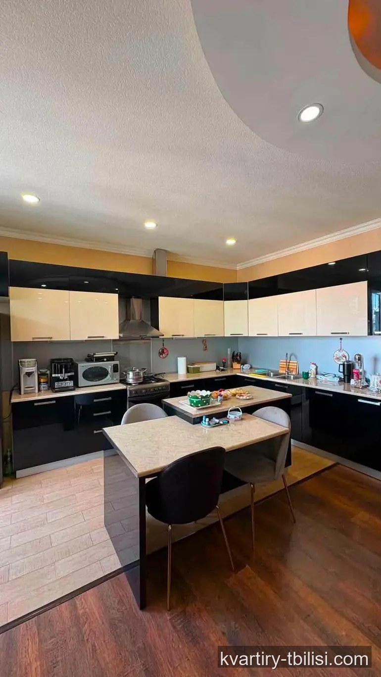 Четырёхкомнатная квартира на Сабуртало — 210 000 USD | Tbilisi Homes