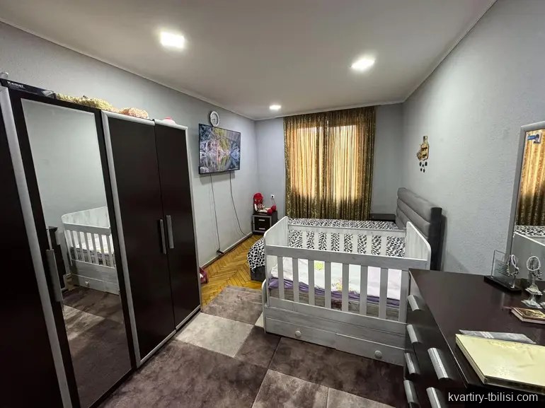 3-bedroom Apartment for sale in Samgori, Tbilisi, 85 sqm, floor 4/8 — 80 000 USD | Tbilisi Homes