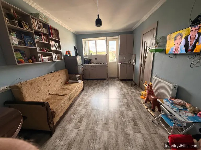 2-bedroom Apartment for sale in Sanzona, Tbilisi, 40 sqm, floor 7/8 — 65 000 USD | Tbilisi Homes