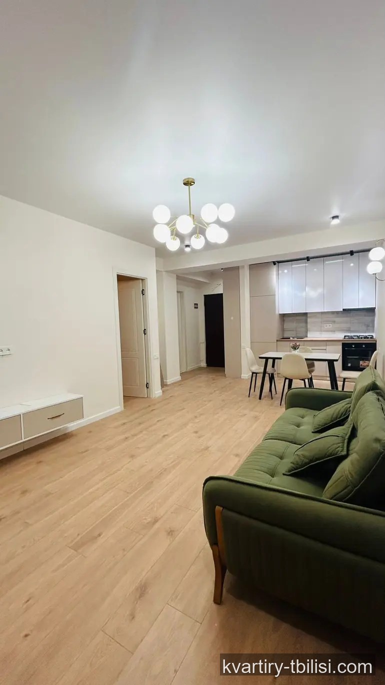 2-bedroom Apartment for sale in Sanzona, Tbilisi, 62 sqm, floor 15/15 — 105 000 USD | Tbilisi Homes