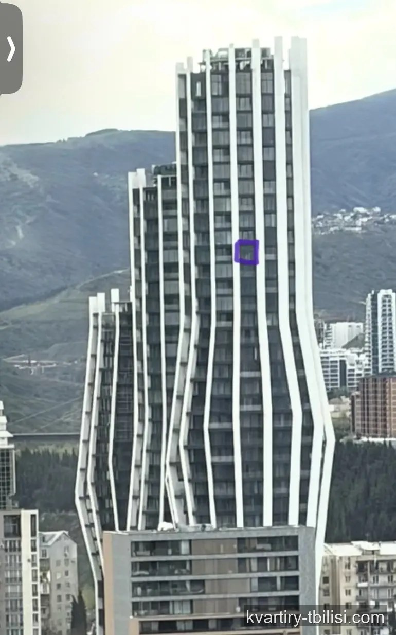 1-bedroom Apartment for sale in Vake, Tbilisi, 30 sqm, floor 30/38 — 93 000 USD | Tbilisi Homes