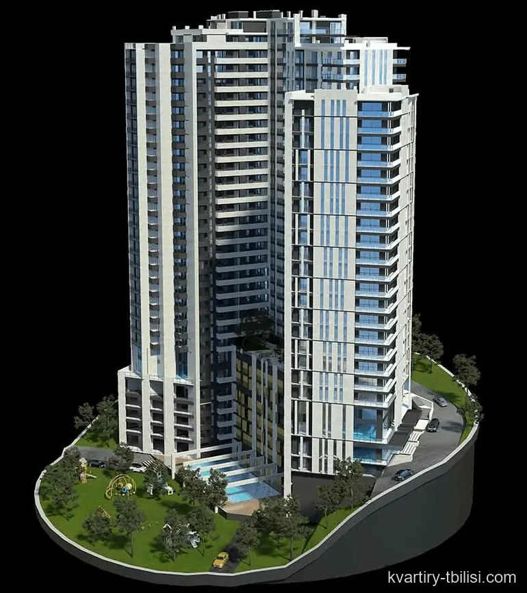 2-bedroom Apartment for sale in Vake, Tbilisi, 83.01 sqm, floor 4/25 — 207 000 USD | Tbilisi Homes