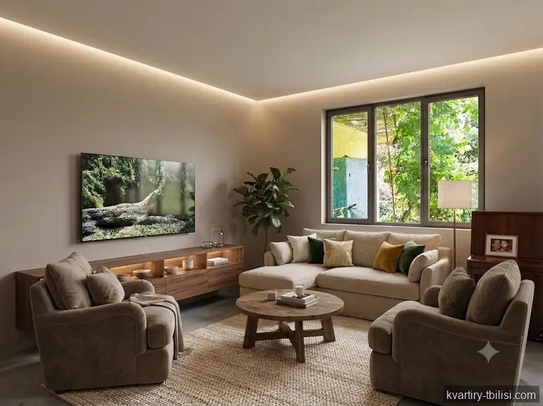 Трёхкомнатная квартира на Вере — 100 000 USD | Tbilisi Homes