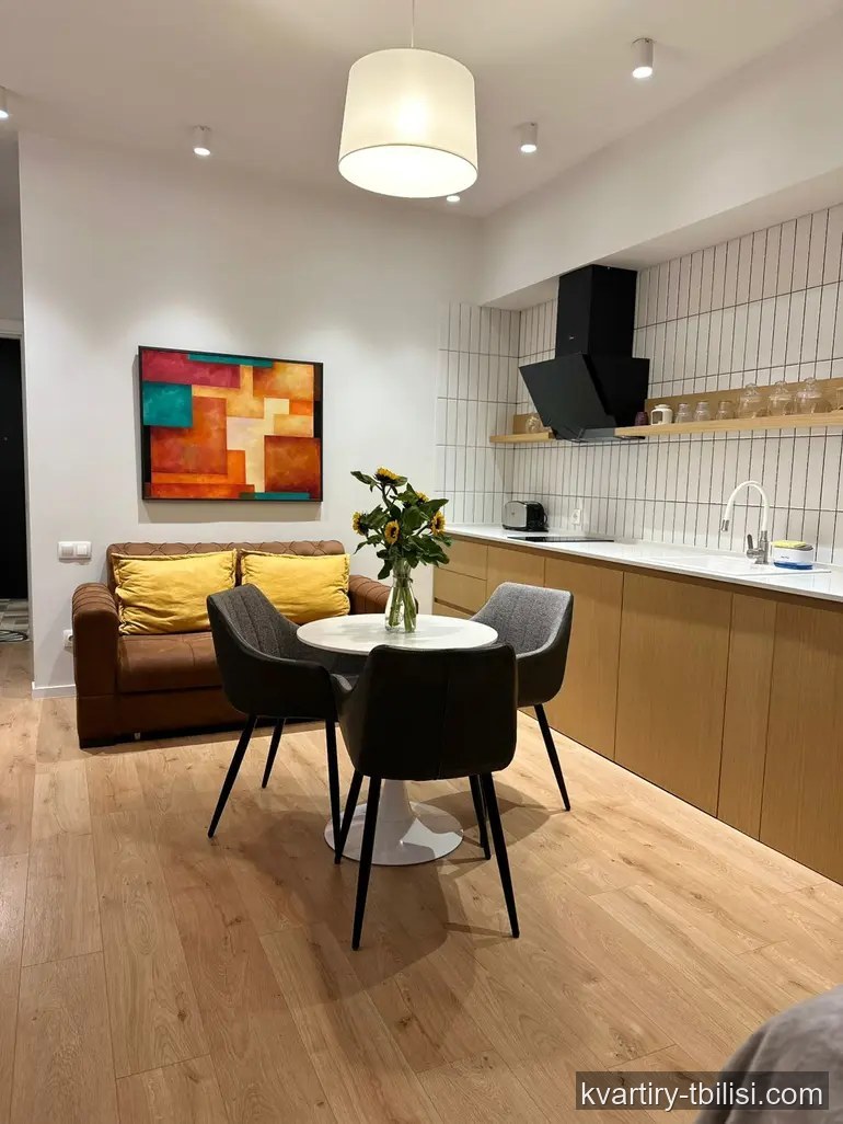 Трёхкомнатная квартира на Мтацминде — 317 000 USD | Tbilisi Homes
