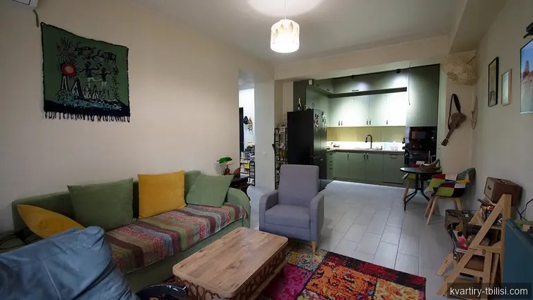 3-bedroom Apartment for sale in Ortachala, Tbilisi, 81.5 sqm, floor 1/8 — 150 000 USD | Tbilisi Homes