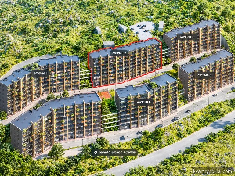 Двухкомнатная квартира на Сабуртало — 107 000 USD | Tbilisi Homes