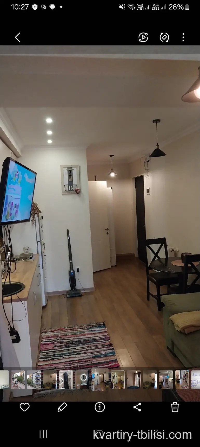 1-bedroom Apartment for sale in Saburtalo, Tbilisi, 37 sqm, floor 2/10 — 85 000 USD | Tbilisi Homes