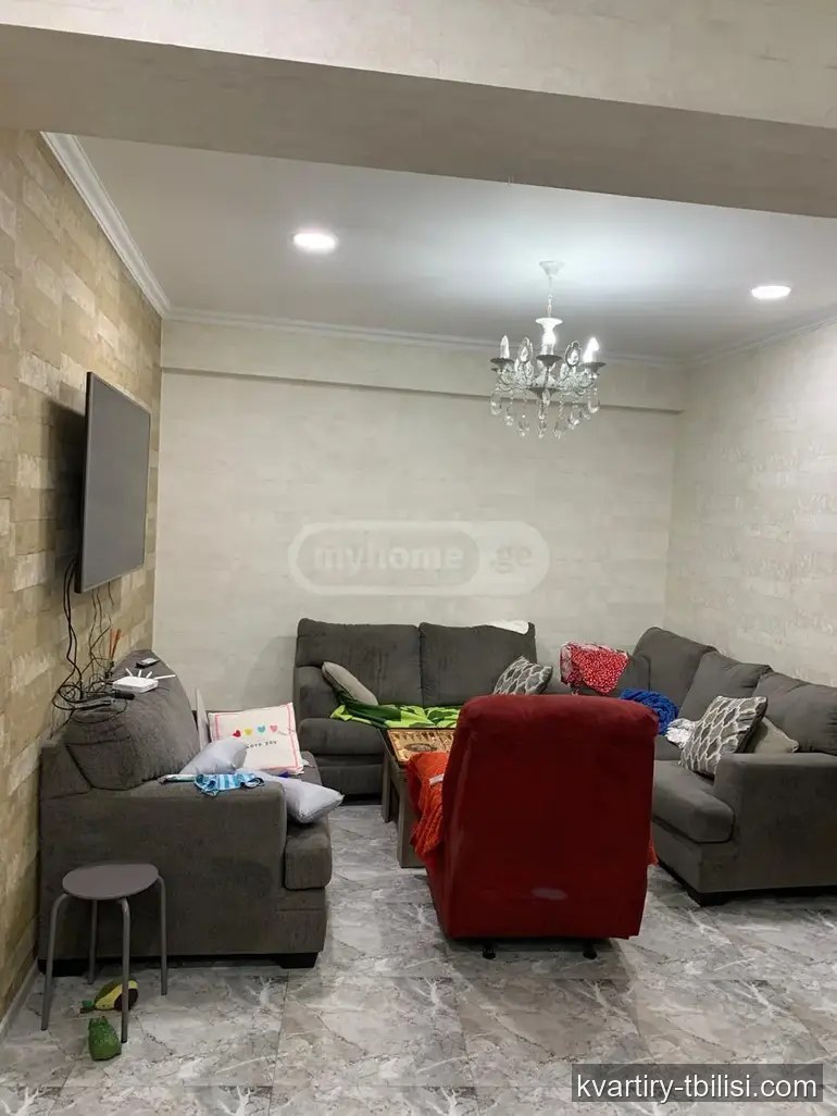 3-bedroom Apartment for sale in Saburtalo, Tbilisi, 90 sqm, floor 18/19 — 190 000 USD | Tbilisi Homes