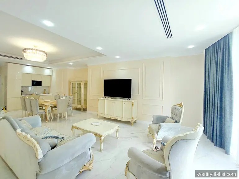 Трёхкомнатная квартира на Сабуртало — 2 700 USD/мес | Tbilisi Homes